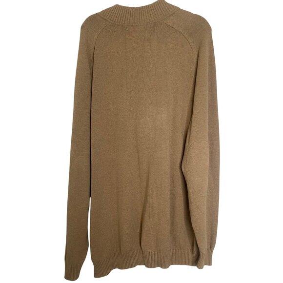 Cutter & Buck Argyle Sweater Mens 3XT Brown Cotton Preppy Old Money Academia - Picture 4 of 10